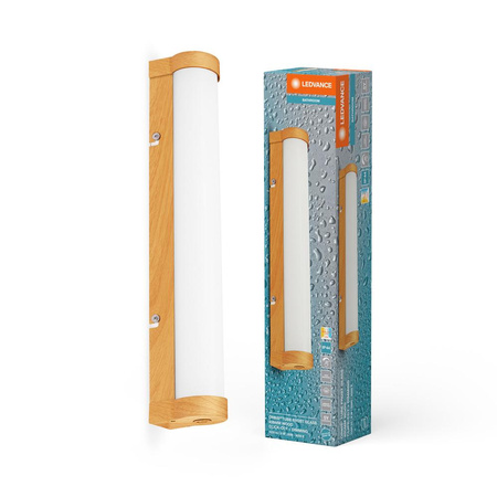 Lampa Łazienkowa LED Kinkiet Nad Lustro Ściemnialny 9W 900lm CCT Brązowy IP44 40cm Obris Ledvance