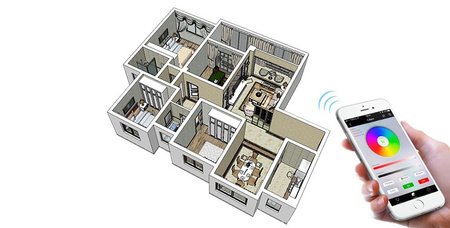 Żarówka LED E27 12W 1100lm RGB+CCT Wi-Fi Mi-Light - FUT105