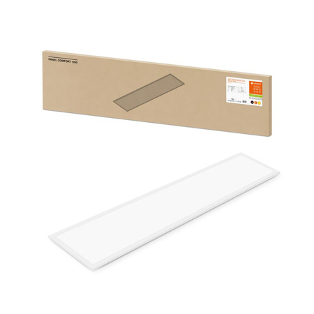 Panel LED Oprawa Biurowa Lampa Sufitowa 33W 4320lm 3000K Ciepła Ściemnialna Natynkowa Podtynkowa Biały 120x30cm UGR19 Comfort Ledvance