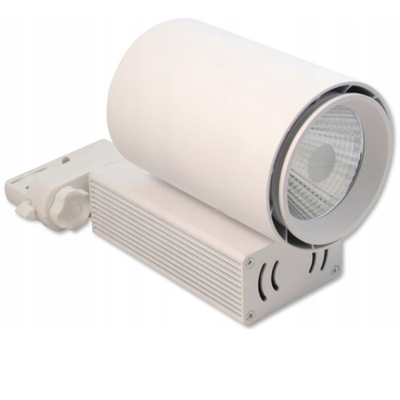 Reflektor Szynowy LED 30W 3000K Lampa do Szynoprzewodów 3 Fazowych Biała