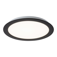 Plafon LED Lampa Sufitowa Oprawa Ścienna 17W 1500lm 4000K Czarny Minimalistyczny Shaun Rabalux