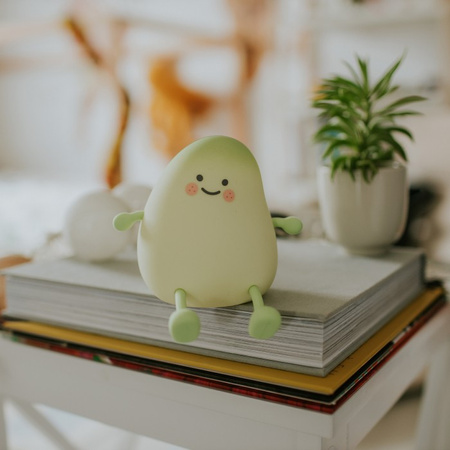 Lampka Nocna Dziecięca LED 2.5W 3000K Ciepła USB Akumulatorowa 800mAh Zielona MANGO MARY'S