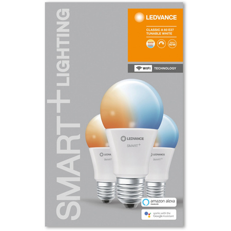 Żarówka LED E27 9W = 60W 806lm CCT Ściemnialna SMART+ WiFi Classic Ledvance