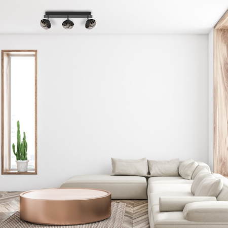 Lampa Sufitowa LOGAN 3xE14 Listwa Milagro