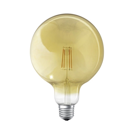 Żarówka LED Dekoracyjna E27 G125 6W 680lm 2400K Ciepła SMART+ WiFi Filament GLOBE Gold Ściemnialna LEDVANCE