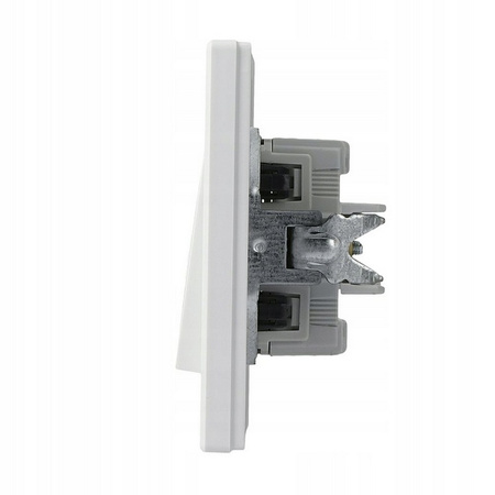 Łącznik Włącznik Schodowy Podwójny z Ramką Podtynkowy SCHNEIDER ASFORA