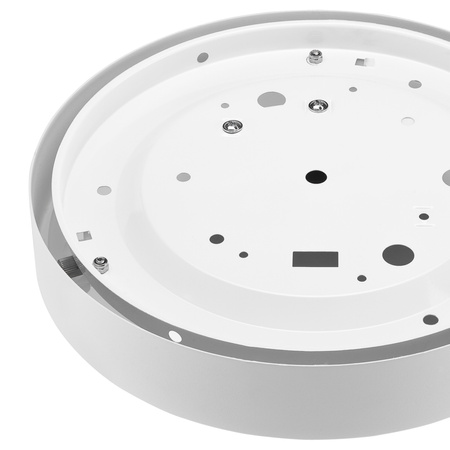 Plafon LED Lampa Sufitowa JONAS 2xE27 Okrągła Szklana Klosz Biała LD.PD-8.8 Lamkur