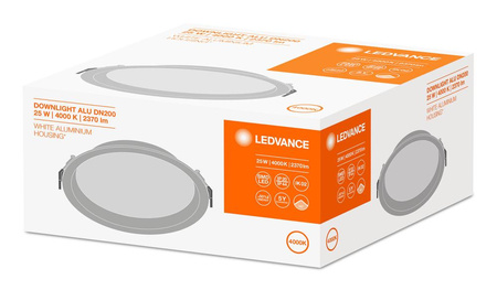 Oprawa stropowa LEDVANCE DOWNLIGHT OKRĄGŁA 215MM 25W 4000K