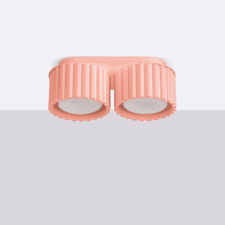 Oprawa Natynkowa 2x GX53 Aluminiowa Brzoskwiniowa Aura Deep Space SL.1828 Sollux