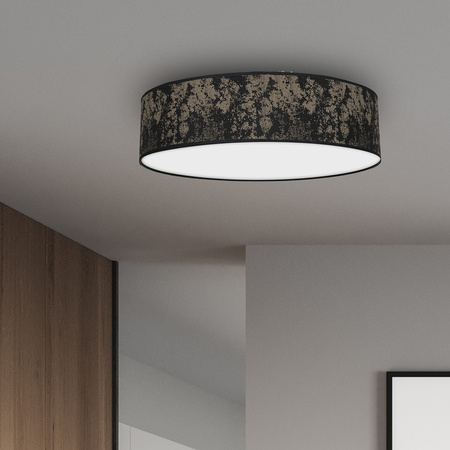 Plafon LED Lampa Sufitowa SATINO Złota 3xE27 Ø50cm Milagro