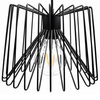 Lampa Wisząca Sufitowa Druciana Czarna LOFT E27 Metal