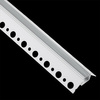 Profil Aluminiowy Podtynkowy Architektoniczny Narożny Typ Z do LED Wpuszczany do Płyt KARTON / GIPS 1m + Przeźroczysty Klosz
