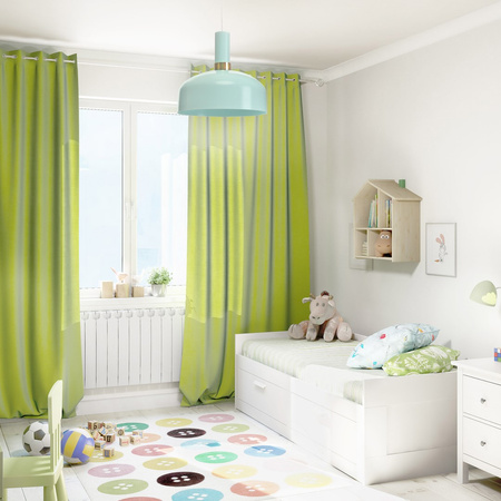 Lampa wisząca miętowa żyrandol MiLAGRO MALMO 1x E27