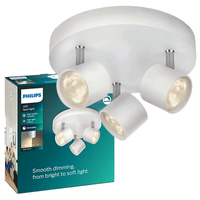 Lampa Sufitowa Reflektor LED 13.5W 1500lm 2700K Biała Star Philips