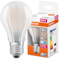 Żarówka LED E27 A60 4,8W = 40W 470lm 4000K Neutralna 320° Filament Ściemnialna OSRAM SUPER STAR