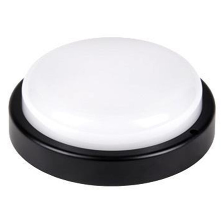 Plafon Lampa LED Sufitowa 12W 1050lm 4000K Neutralna 120° z Czujnikiem Ruchu Czarny IP54 Maks Masterled