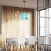 Lampa Wisząca Oprawa E27 Geometryczna niebieska CONE PRISM D:25x27mm VT-7255 V-TAC