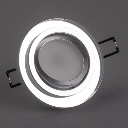 Oprawa Halogenowa Podtynkowa Lampa Sufitowa Szklana Okrągła Ruchoma GU10 ARIAN LUMILED