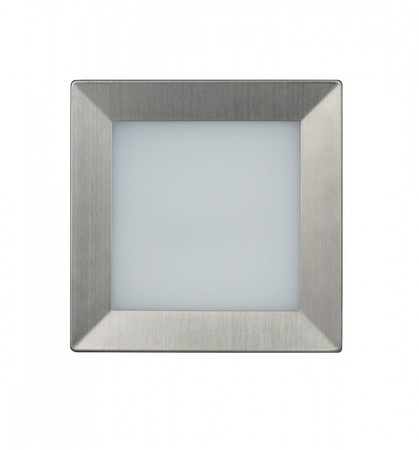 Lampa Ogrodowa Zewnętrzna Elewacyjna WPUSZCZANA LED Mur Led Inox D 04 3,5W 195lm 3000K Ciepła Su-Ma