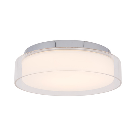 Plafon Lampa Sufitowa Oprawa Natynkowa LED 12W 770lm 4000K Neutralna Chrom Wodoodporna IP44 PAN LED S 8173 Nowodvorski