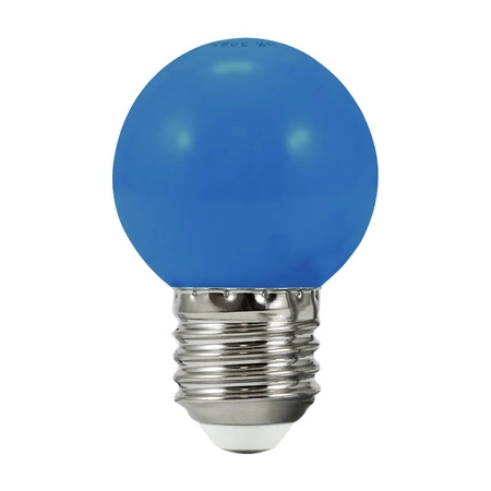 2PAK Żarówka G45 NIEBIESKA do girlandy party 36V GOLDLUX (Polux)