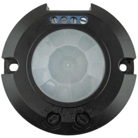 Czujnik Ruchu i Zmierzchu PIR 360° 6m Sufitowy Czarny