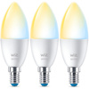 3x Żarówka LED E14 Świeczka C37 4.9W = 40W 470lm 2700-6500K TW Inteligentna SMART WiFi Bluetooth Aplikacja WiZ
