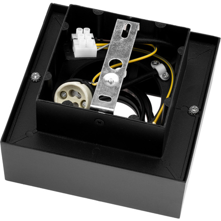 Oprawa Natynkowa HALOGENOWA Ruchoma SPOT GU10 Kwadrat Czarna AURI LUMILED