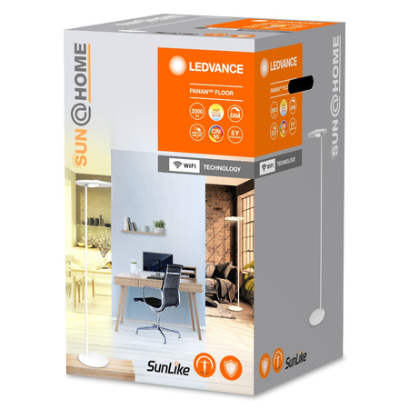 Lampa Podłogowa Nocna LED 41W CCT Biała SUN@Home PANAN SMART+ WiFi Ledvance