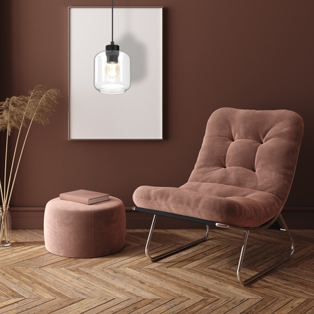 Lampa Wisząca Sufitowa SOMBRA CLEAR 1xE27 Milagro