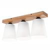 Lampa Sufitowa LULA 3xE27 Biała Dębowa LM-3.200 Lamkur