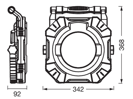 Reflektor LED Naświetlacz Lampa Robocza 100W 12000lm 6500K Przenośna Halogen Worklight LEDVANCE