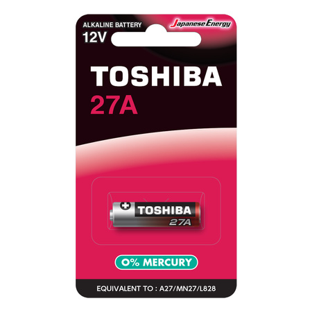 Bateria Alkaliczna Specjalistyczna TOSHIBA 27A 12V MN27 L828 Blister 1szt