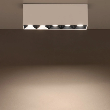 Oprawa Natynkowa Sufitowa LED 20W 1700lm 3000K Ciepła SPOT TUBA Biała MIDI LED 10048 Nowodvorski