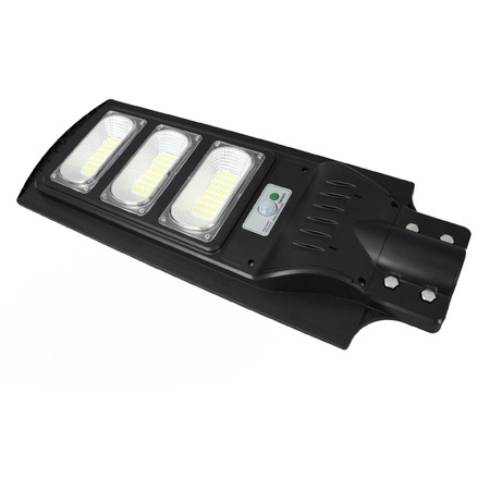 Naświetlacz LED 200-1000lm 6000K IP65 10W Solarny Czarny z Czujnikiem Ruchu i Zmierzchu + Pilot STREET-9 GOLDLUX