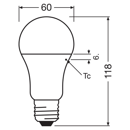 3x Żarówka LED A60 E27 13W = 100W 1521lm 4000K Neutralna 200° VALUE CLASSIC Osram