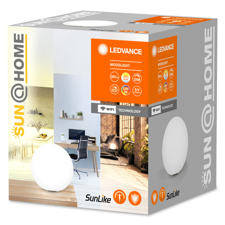 Lampa Stołowa Biurkowa LED Kula Dekoracyjna 4W 200lm CCT Ściemnialna SMART+ WiFi Sun@Home Ledvance