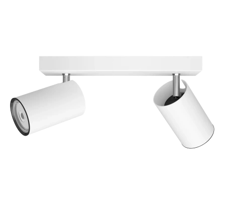 Lampa Sufitowa Reflektor 2x GU10 Biała Kosipo Philips