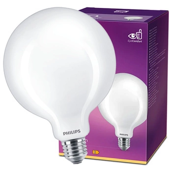 Żarówka LED Globe  E27 G120 7W = 60W 806lm 2700K Ciepła Filament Mleczna PHILIPS
