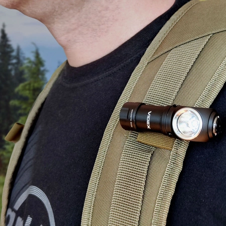 Latarka Reczna Czołowa Akumulatorowa LED 10W 600lm 4 Tryby Pracy USB-C Wodoszczelna IP68 Videx