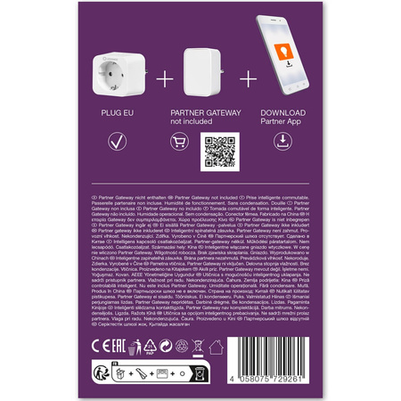 Inteligentne Gniazdko Sieciowe EU 230V 16A SMART+ ZigBee Plug Ledvance