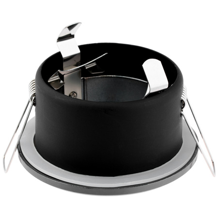 Zestaw Oprawa HALOGENOWA Hermetyczna Łazienkowa PODBITKA AQUS Miedź IP44 + LED GU10 5W 4000K Lumiled