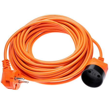 Przedłużacz Kabel Przewód Ogrodowy Warsztatowy Pojedynczy Uniwersalny 2x1mm 15m ELGOTECH