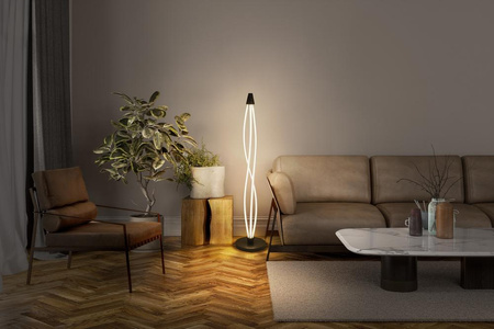 Lampa Podłogowa Oprawa Stojąca Dekoracyjna 22W 2400lm 3000K Ciepła Ściemnialna Dotykowa Szary Decor Ledvance