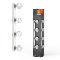 Oprawa Sufitowa Lampa Punktowa LED Reflektor 4-Punktowy Dekoracyjny 19.W Biała LEDVANCE