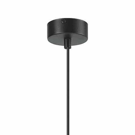 Lampa Wisząca Sufitowa MIA E27 Czarna Chrom LM-1.130 Lamkur