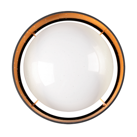 Oprawa Sufitowa PLAFON LED Lampa TULUZA 18W 1850lm 4000K 32cm Czarny GOLDLUX (Polux)