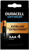 Baterie Alkaiczne DURACELL OPTIMUM AAA LR3 4szt
