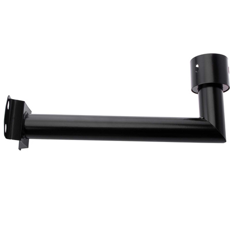 UCHWYT do Lampy ulicznej SOLARNEJ 40CM RURA ?75 mm Czarny