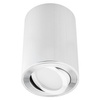 Oprawa Natynkowa HALOGENOWA Aluminiowa Chrom SPOT TUBA 11,5cm + Żarówka LED GU10 10W 4000K Lumiled